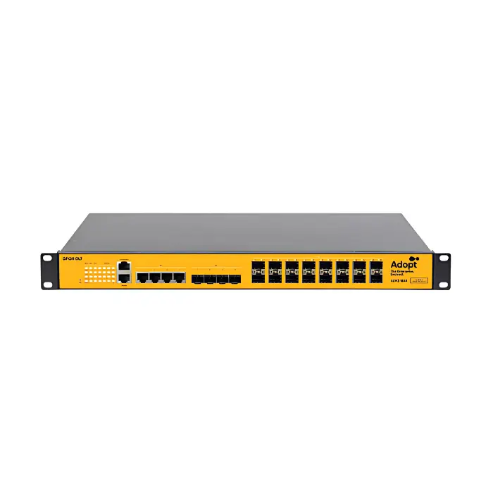 Adopt 16 Port LAYER 3 GPON OLT WITH DUAL POWER SUPPLY UNLOADED (AD1G-1644)